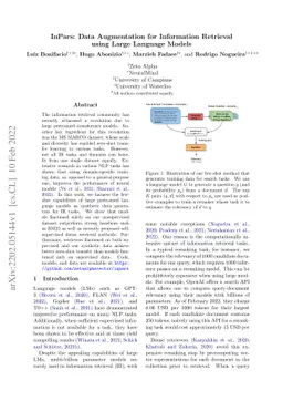 InPars: Data Augmentation for Information Retrieval using Large Language
  Models