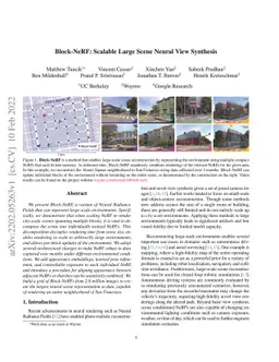 Block-NeRF: Scalable Large Scene Neural View Synthesis