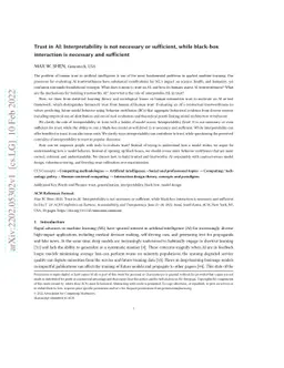 Trust in AI: Interpretability is not necessary or sufficient, while
  black-box interaction is necessary and sufficient