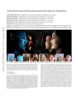 Video-driven Neural Physically-based Facial Asset for Production