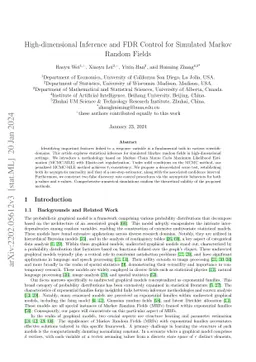 High-dimensional Inference and FDR Control for Simulated Markov Random
  Fields