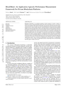BlockMeter: An Application Agnostic Performance Measurement Framework
  For Private Blockchain Platforms