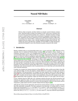 Neural NID Rules