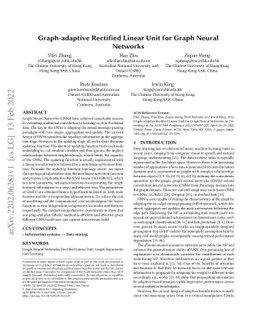 Graph-adaptive Rectified Linear Unit for Graph Neural Networks