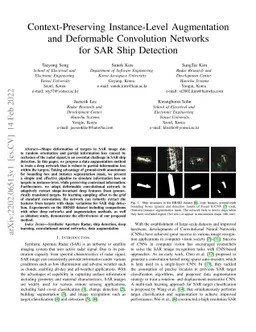 Context-Preserving Instance-Level Augmentation and Deformable
  Convolution Networks for SAR Ship Detection