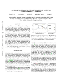 I-Tuning: Tuning Frozen Language Models with Image for Lightweight Image
  Captioning