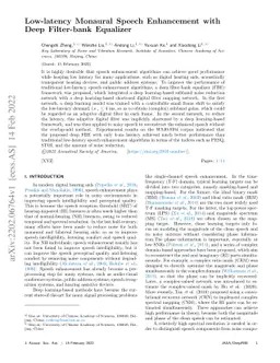 Low-latency Monaural Speech Enhancement with Deep Filter-bank Equalizer