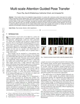 Multi-scale Attention Guided Pose Transfer