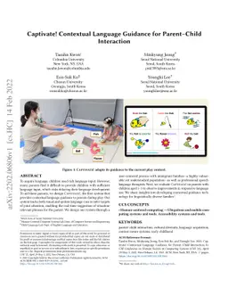 Captivate! Contextual Language Guidance for Parent-Child Interaction