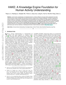HAKE: A Knowledge Engine Foundation for Human Activity Understanding
