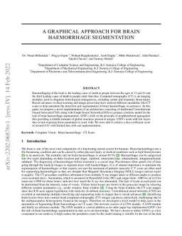 A Graphical Approach For Brain Haemorrhage Segmentation