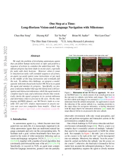 One Step at a Time: Long-Horizon Vision-and-Language Navigation with
  Milestones