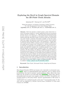 Exploring the Devil in Graph Spectral Domain for 3D Point Cloud Attacks