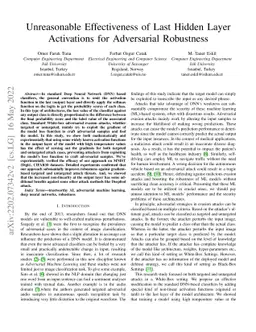 Unreasonable Effectiveness of Last Hidden Layer Activations for
  Adversarial Robustness