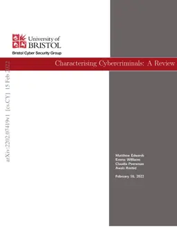 Characterising Cybercriminals: A Review