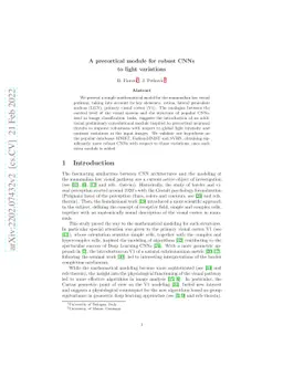 A precortical module for robust CNNs to light variations