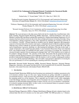 CycleGAN for Undamaged-to-Damaged Domain Translation for Structural
  Health Monitoring and Damage Detection