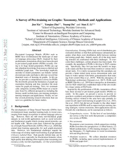 A Survey of Pretraining on Graphs: Taxonomy, Methods, and Applications