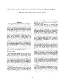 Unified smoke and fire detection in an evolutionary framework with
  self-supervised progressive data augment