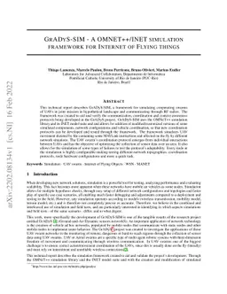 GrADyS-SIM -- A OMNET++/INET simulation framework for Internet of Flying
  things