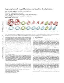 Learning Smooth Neural Functions via Lipschitz Regularization