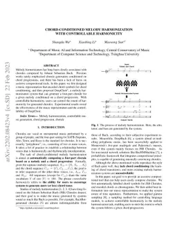 Chord-Conditioned Melody Harmonization with Controllable Harmonicity