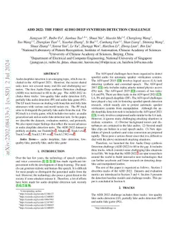 ADD 2022: the First Audio Deep Synthesis Detection Challenge