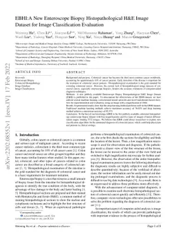 EBHI:A New Enteroscope Biopsy Histopathological H&E Image Dataset for
  Image Classification Evaluation