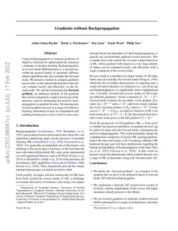Gradients without Backpropagation
