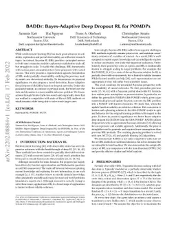 BADDr: Bayes-Adaptive Deep Dropout RL for POMDPs