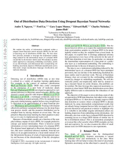 Out of Distribution Data Detection Using Dropout Bayesian Neural
  Networks
