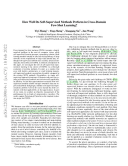 How Well Do Self-Supervised Methods Perform in Cross-Domain Few-Shot Learning?