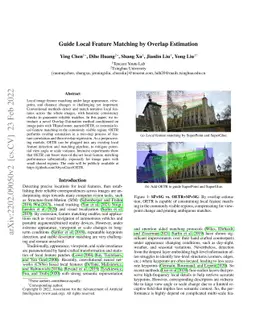 Guide Local Feature Matching by Overlap Estimation
