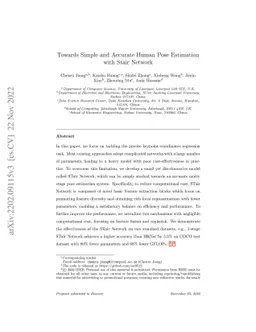 Towards Simple and Accurate Human Pose Estimation with Stair Network