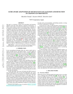Echo-aware Adaptation of Sound Event Localization and Detection in
  Unknown Environments