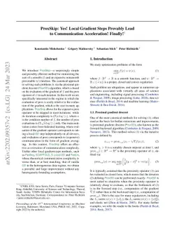 ProxSkip: Yes! Local Gradient Steps Provably Lead to Communication
  Acceleration! Finally!