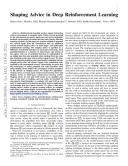 Shaping Advice in Deep Reinforcement Learning