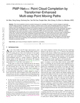 PMP-Net++: Point Cloud Completion by Transformer-Enhanced Multi-step
  Point Moving Paths