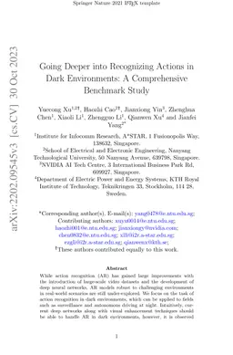 Going Deeper into Recognizing Actions in Dark Environments: A
  Comprehensive Benchmark Study