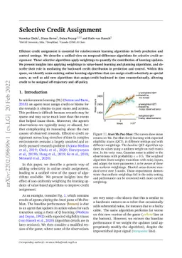 Selective Credit Assignment