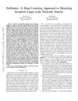 NetSentry: A Deep Learning Approach to Detecting Incipient Large-scale
  Network Attacks
