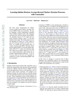 Learning Infinite-Horizon Average-Reward Markov Decision Processes with
  Constraints