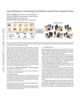 LayoutEnhancer: Generating Good Indoor Layouts from Imperfect Data