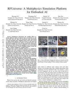 RFUniverse: A Multiphysics Simulation Platform for Embodied AI