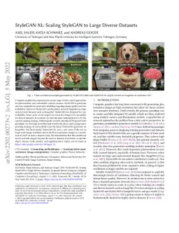 StyleGAN-XL: Scaling StyleGAN to Large Diverse Datasets