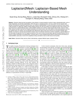 Laplacian2Mesh: Laplacian-Based Mesh Understanding