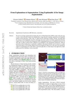 From Explanations to Segmentation: Using Explainable AI for Image
  Segmentation