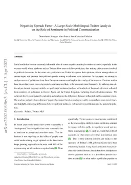 Negativity Spreads Faster: A Large-Scale Multilingual Twitter Analysis
  on the Role of Sentiment in Political Communication