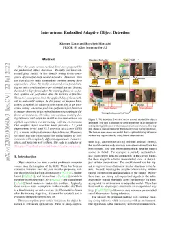 Interactron: Embodied Adaptive Object Detection