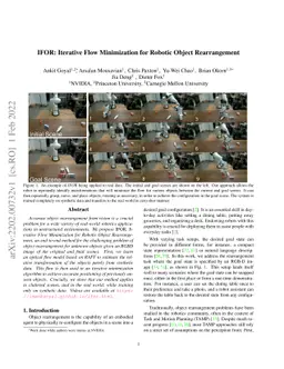 IFOR: Iterative Flow Minimization for Robotic Object Rearrangement